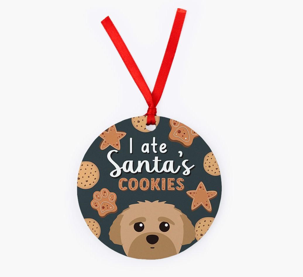 I Ate Santa's Cookies: Personalized {breedFullName} Christmas Decoration