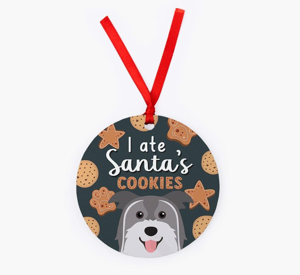 I Ate Santa's Cookies: Personalized {breedFullName} Christmas Decoration