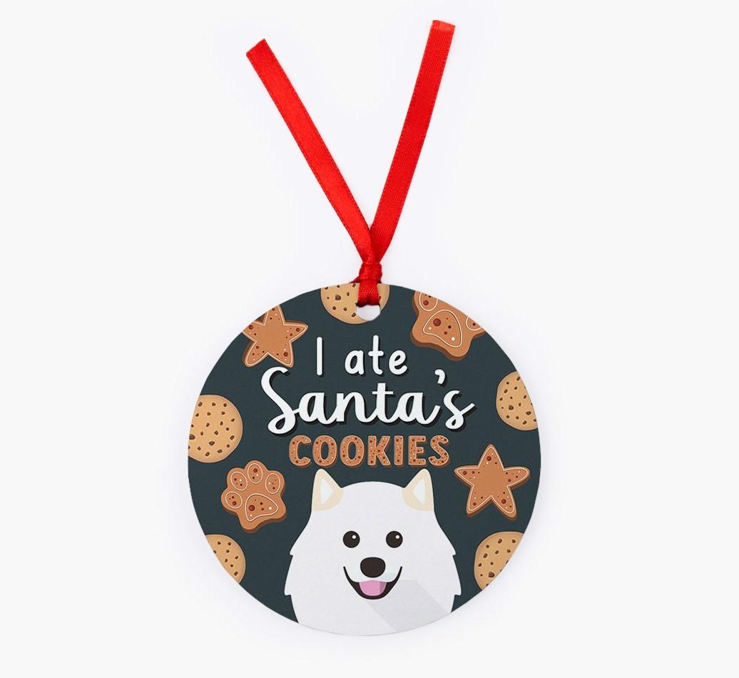 I Ate Santa's Cookies: Personalized {breedFullName} Christmas Decoration