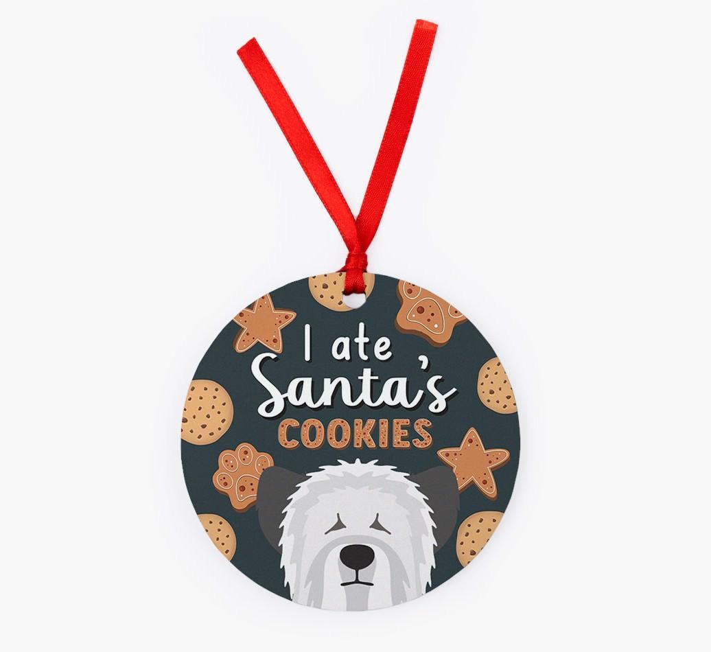I Ate Santa's Cookies: Personalized {breedFullName} Christmas Decoration