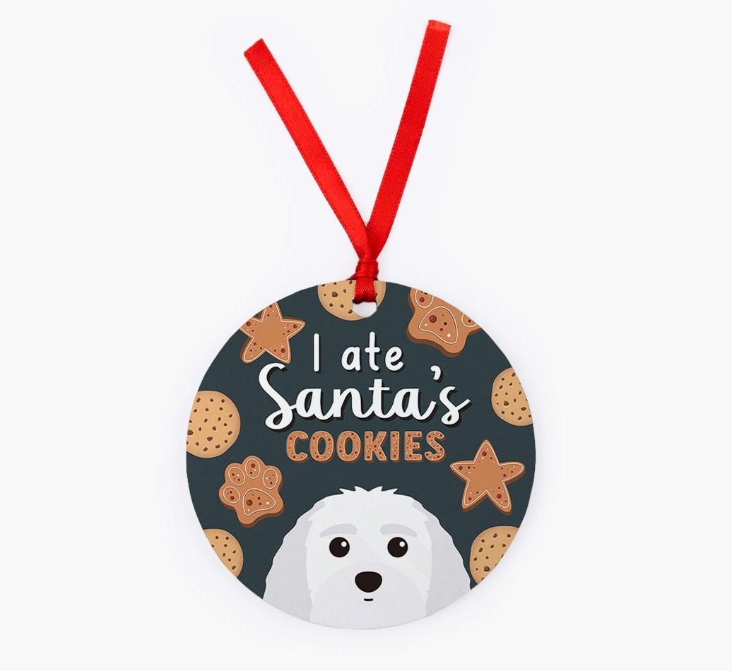 I Ate Santa's Cookies: Personalized {breedFullName} Christmas Decoration