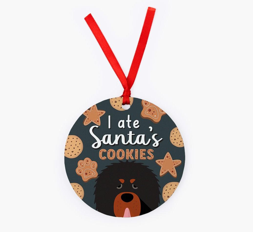 I Ate Santa's Cookies: Personalized {breedFullName} Christmas Decoration