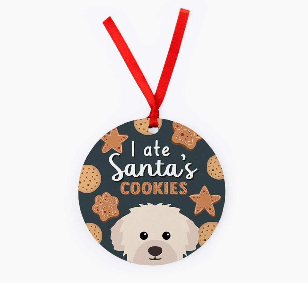 I Ate Santa's Cookies: Personalized {breedFullName} Christmas Decoration