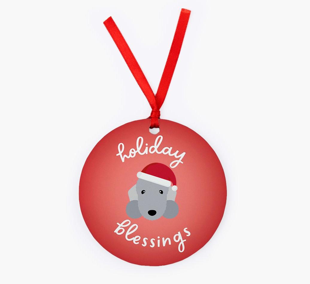 Holiday Blessings: Personalized {breedFullName} Christmas Decoration