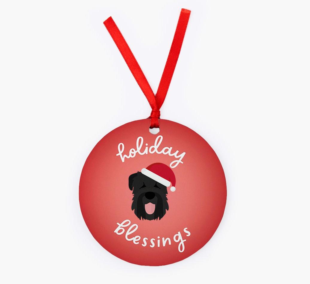 Holiday Blessings: Personalized {breedFullName} Christmas Decoration