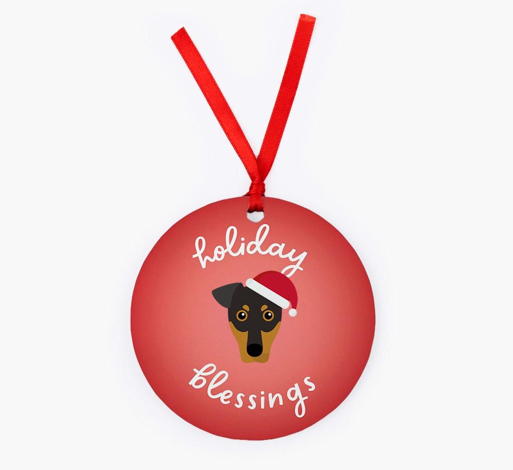 Holiday Blessings: Personalized {breedFullName} Christmas Decoration