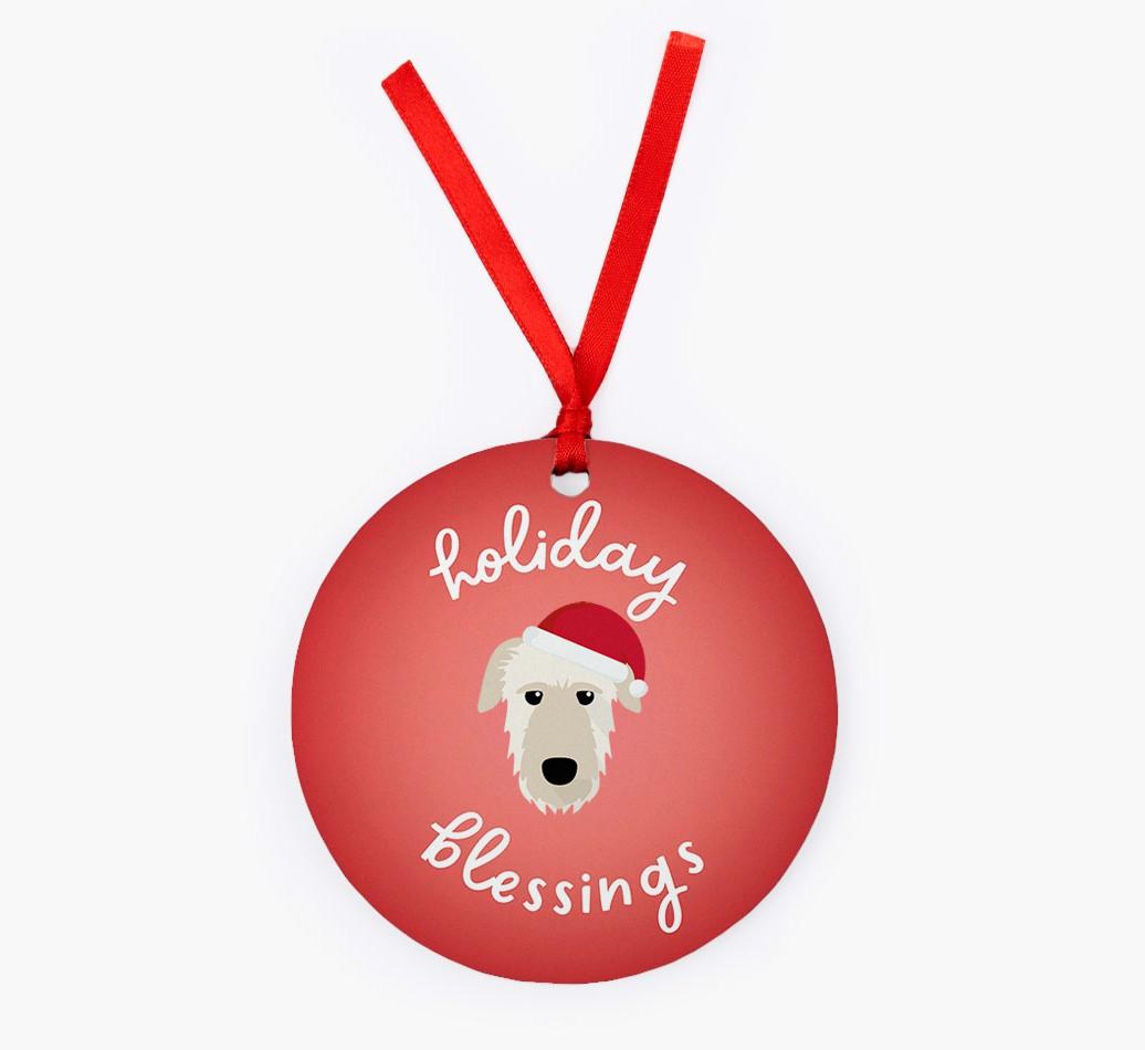 Holiday Blessings: Personalized {breedFullName} Christmas Decoration