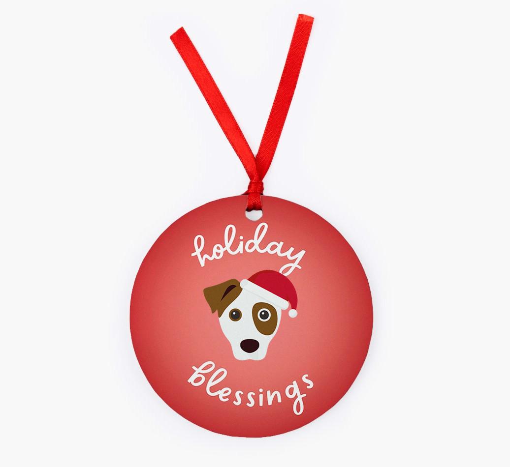Holiday Blessings: Personalized {breedFullName} Christmas Decoration