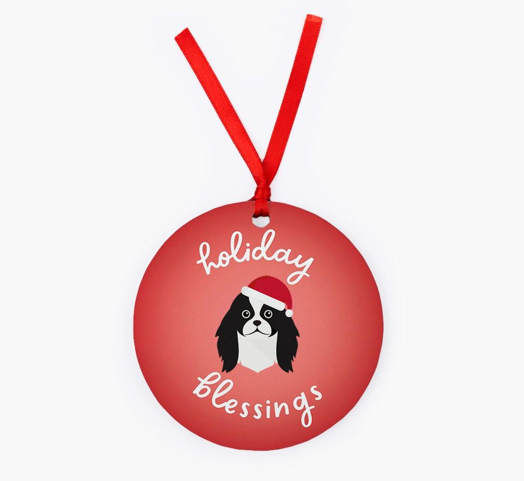 Holiday Blessings: Personalized {breedFullName} Christmas Decoration