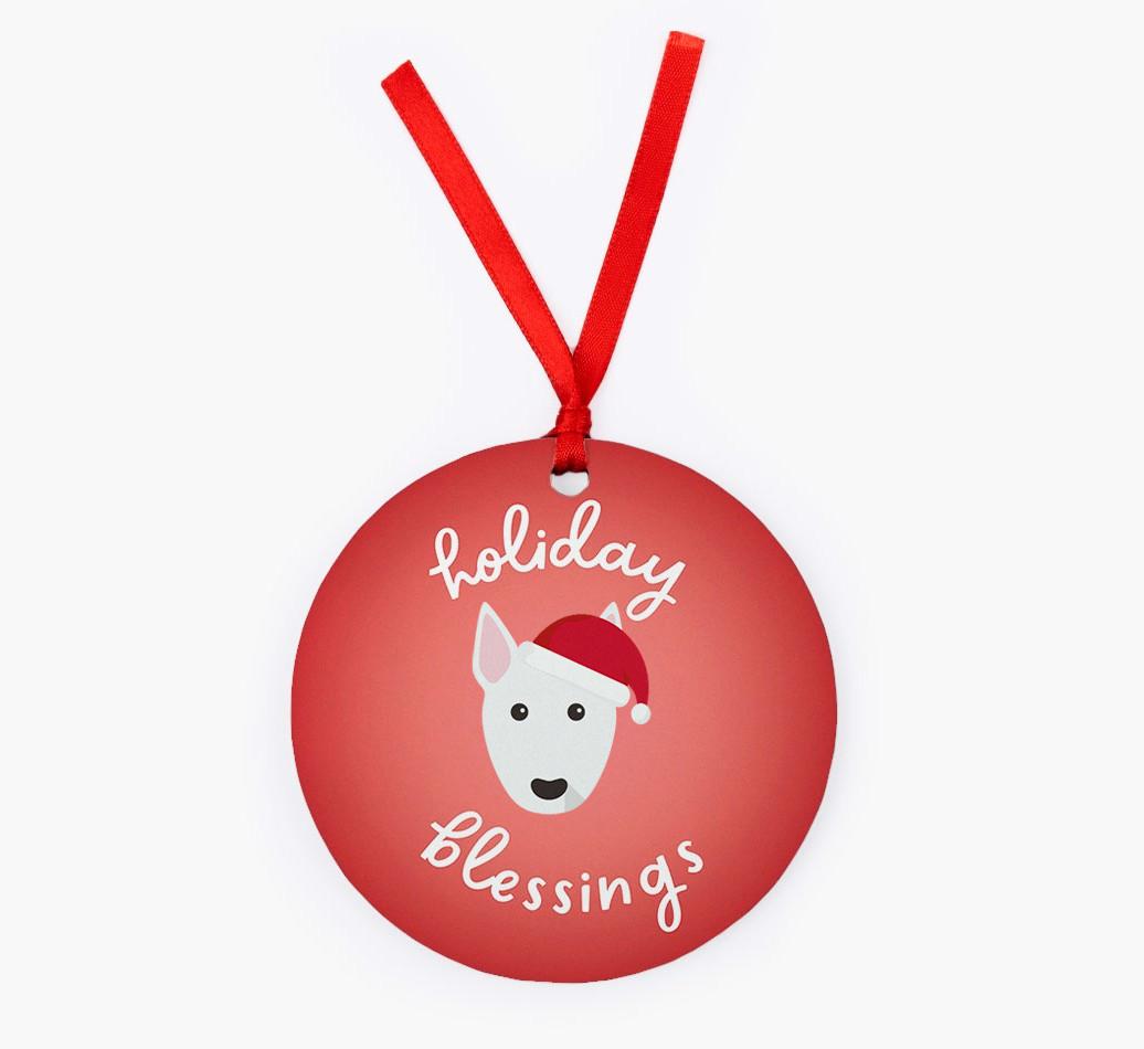 Holiday Blessings: Personalized {breedFullName} Christmas Decoration