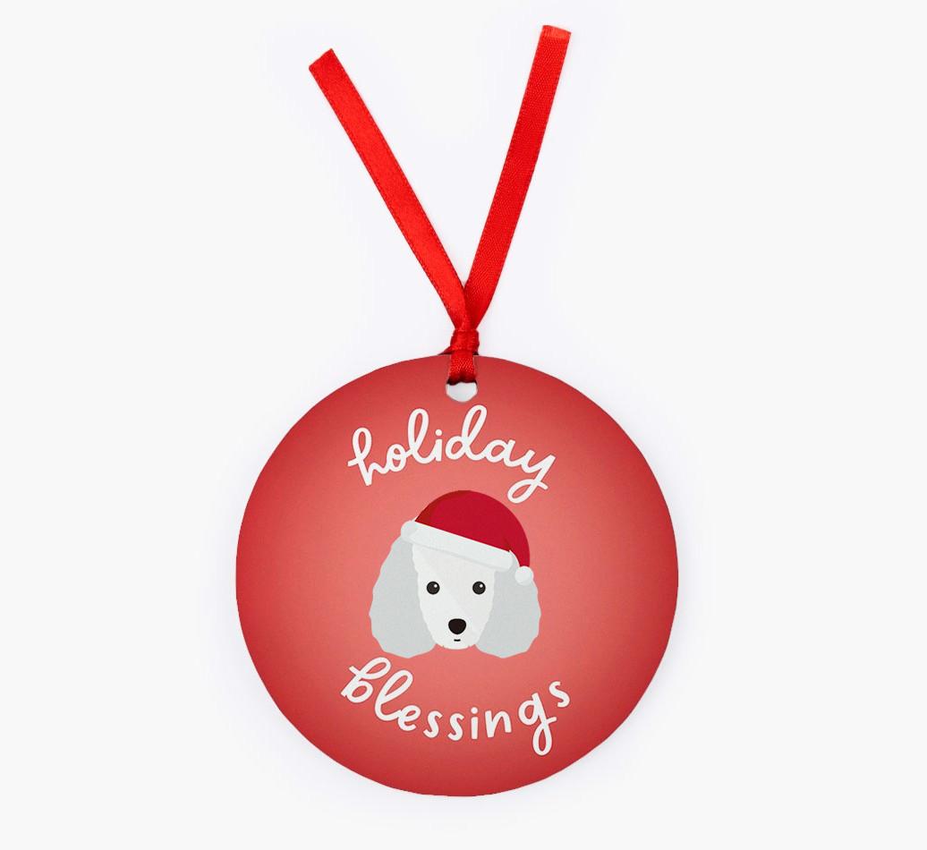 Holiday Blessings: Personalized {breedFullName} Christmas Decoration