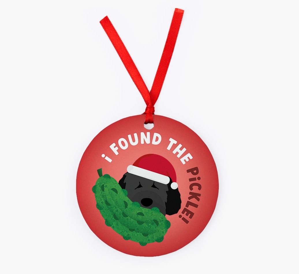 Christmas Pickle: Personalized {breedFullName} Christmas Decoration