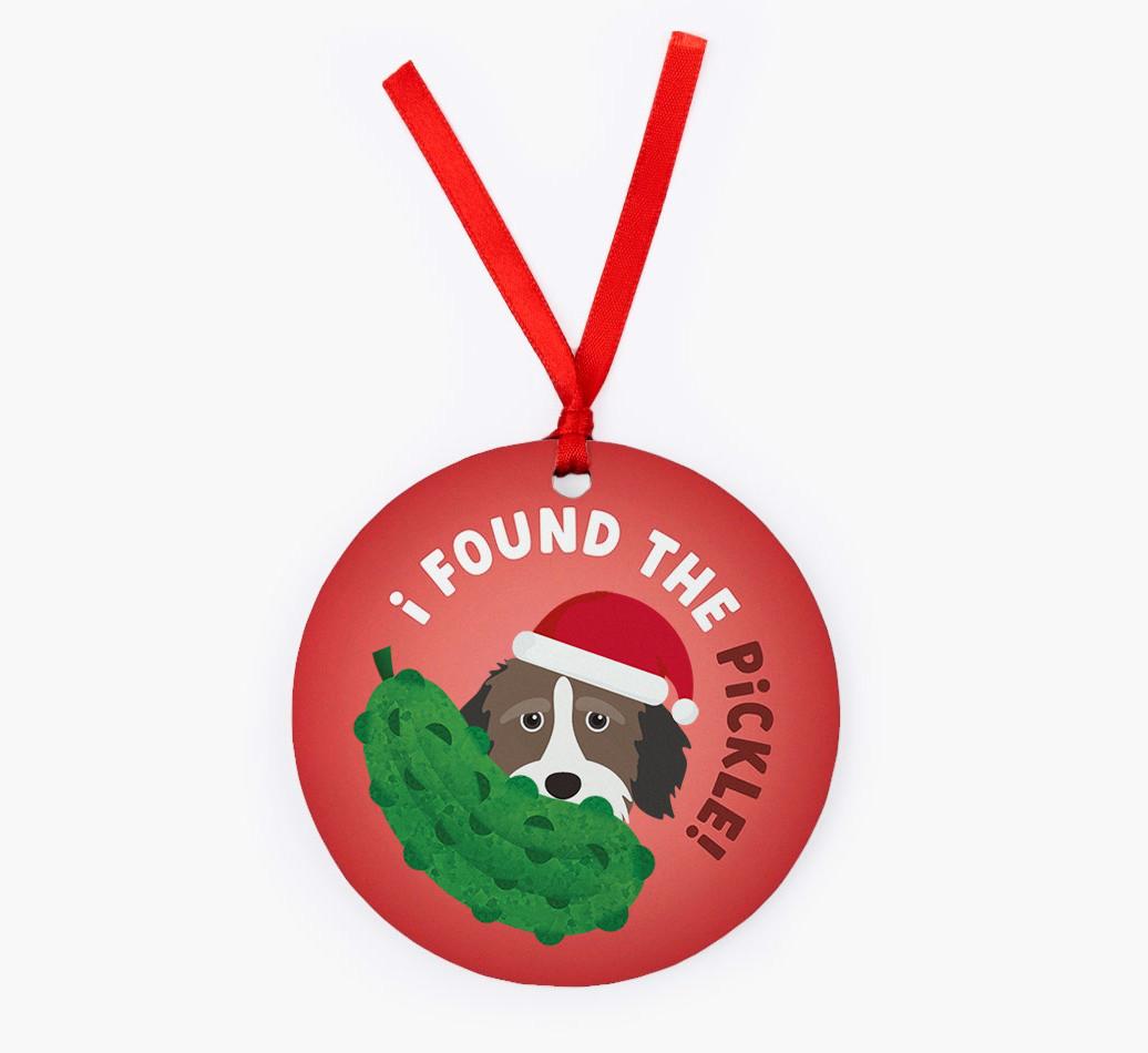 Christmas Pickle: Personalized {breedFullName} Christmas Decoration