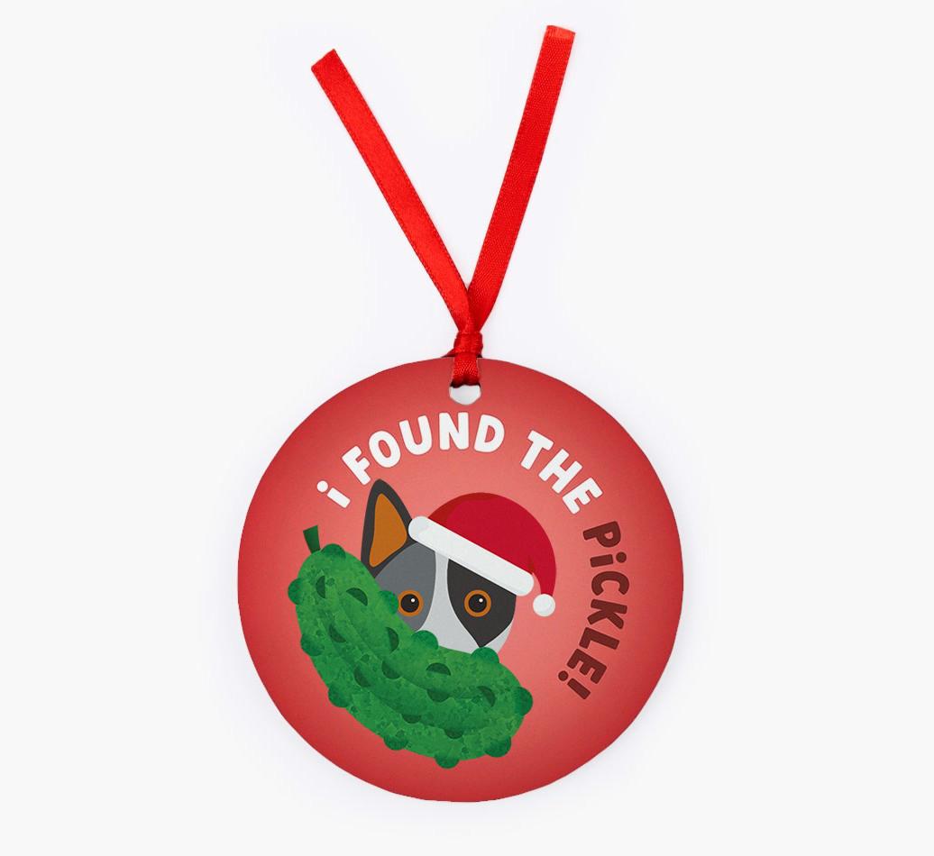 Christmas Pickle: Personalized {breedFullName} Christmas Decoration