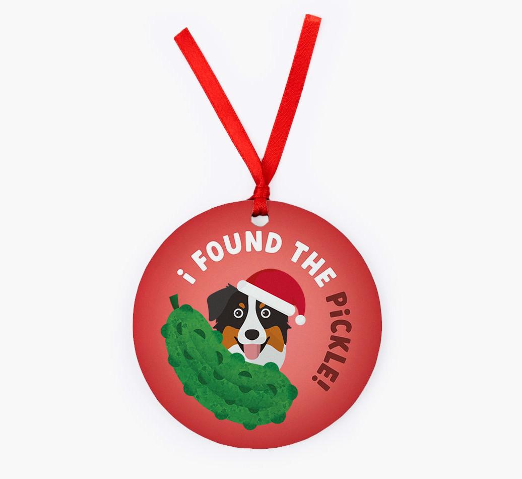 Christmas Pickle: Personalized {breedFullName} Christmas Decoration