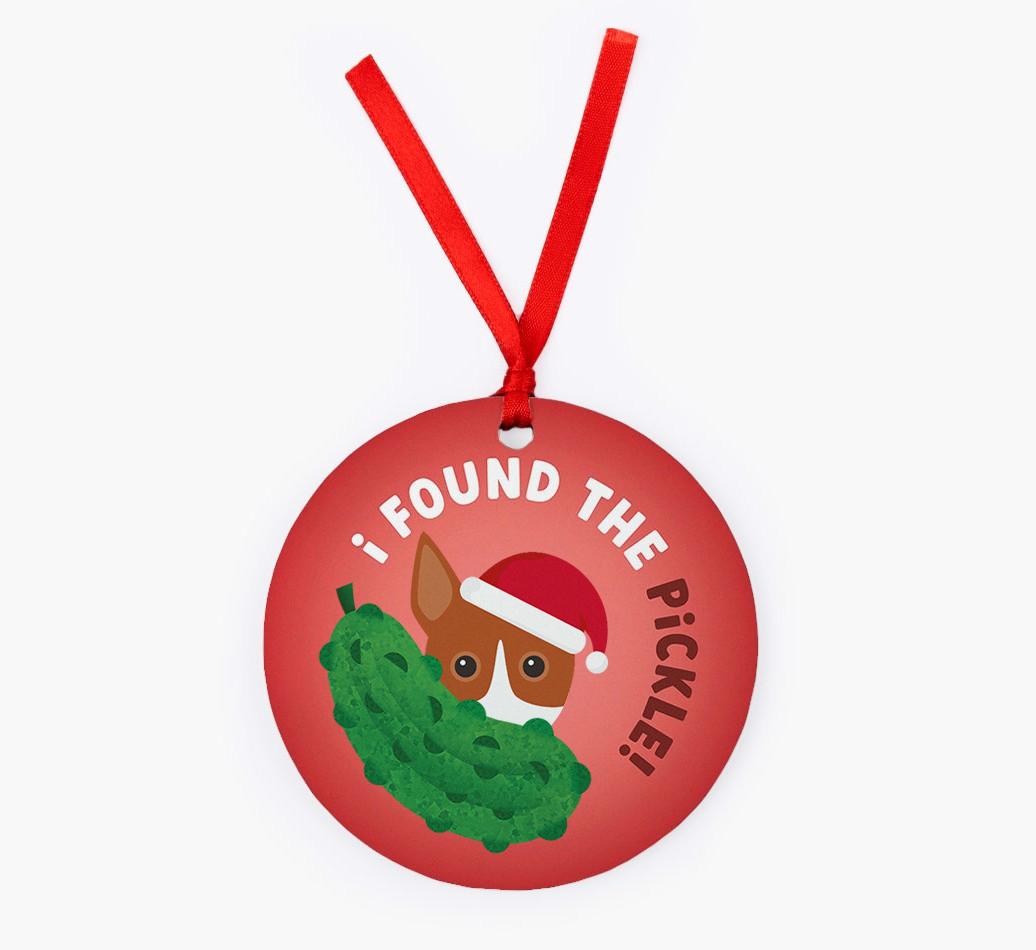 Christmas Pickle: Personalized {breedFullName} Christmas Decoration