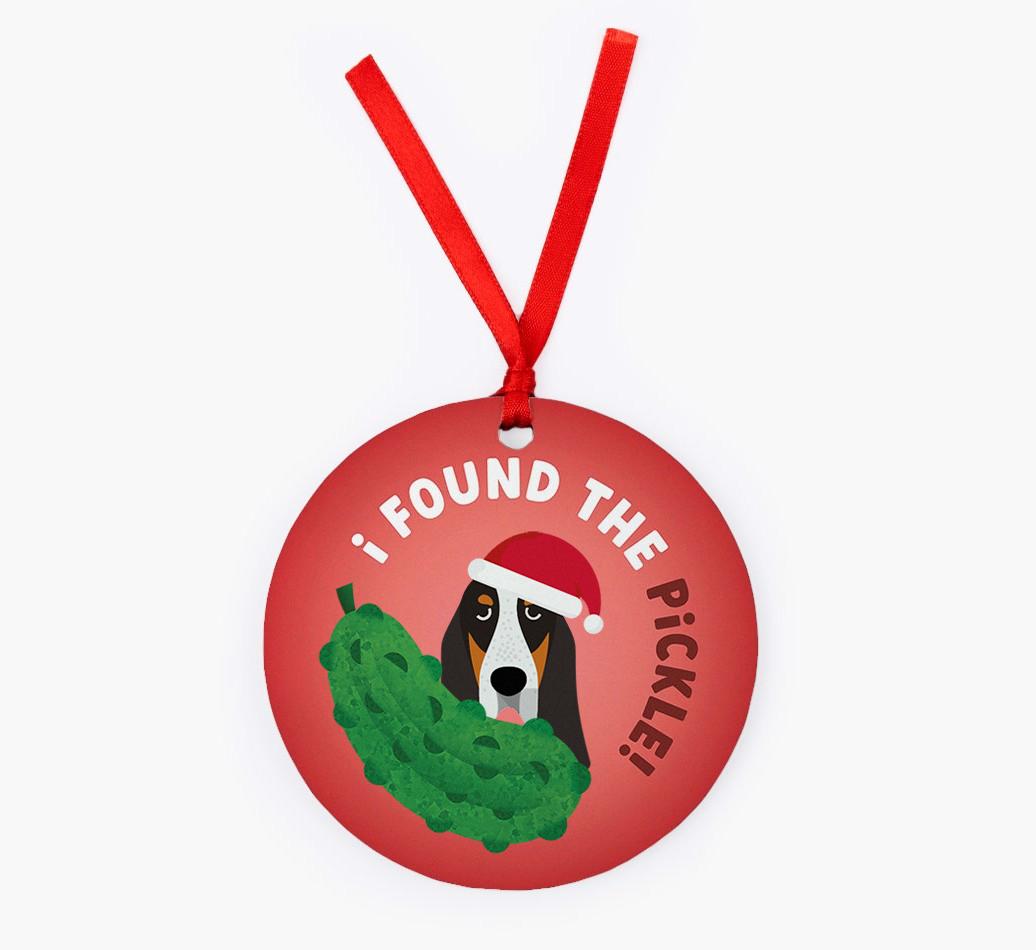 Christmas Pickle: Personalized {breedFullName} Christmas Decoration