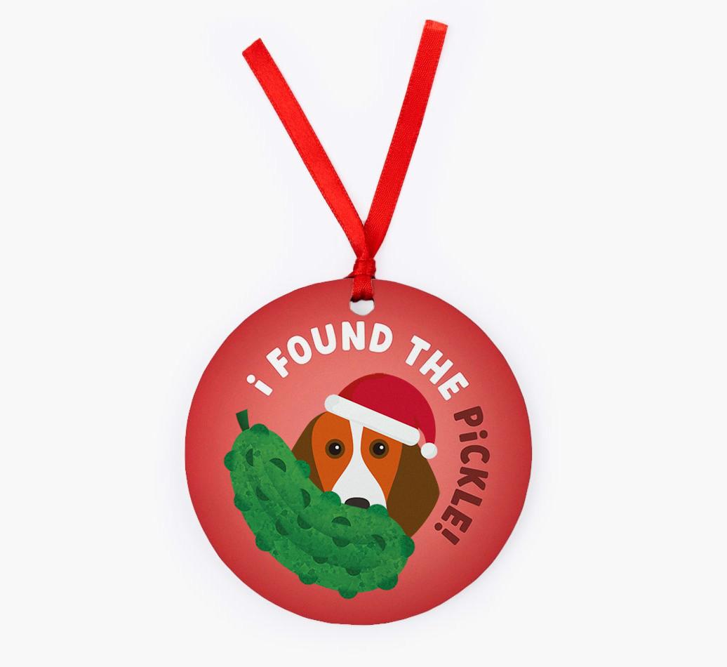 Christmas Pickle: Personalized {breedFullName} Christmas Decoration