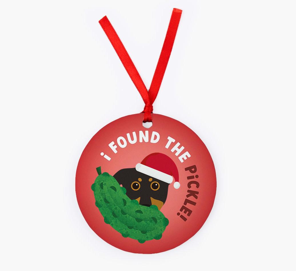 Christmas Pickle: Personalized {breedFullName} Christmas Decoration