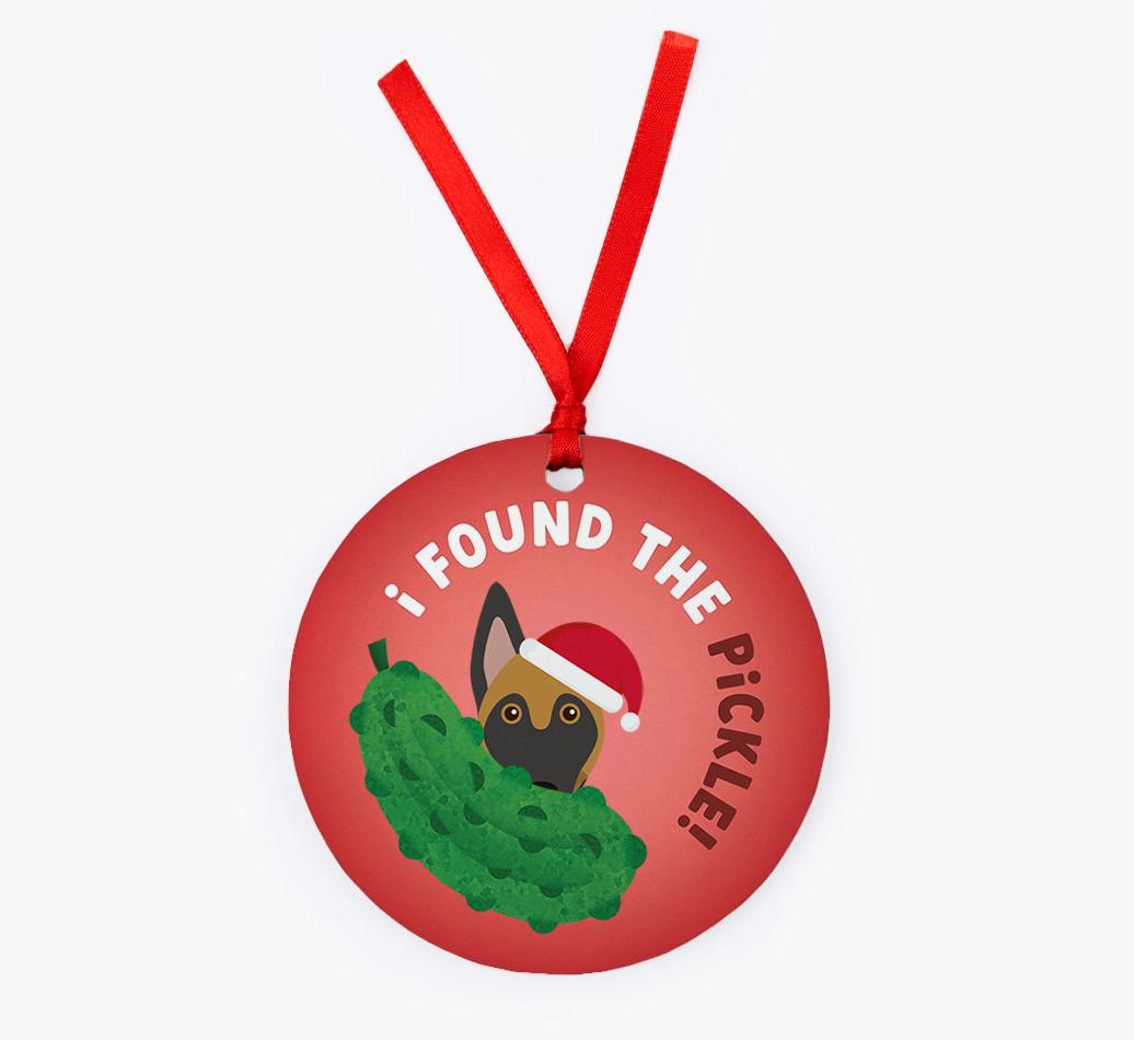Christmas Pickle: Personalized {breedFullName} Christmas Decoration