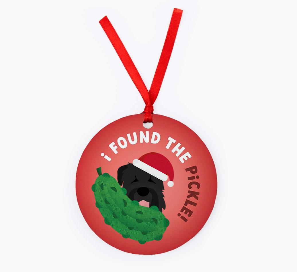 Christmas Pickle: Personalized {breedFullName} Christmas Decoration