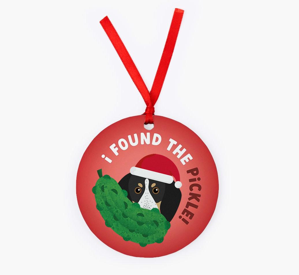 Christmas Pickle: Personalized {breedFullName} Christmas Decoration