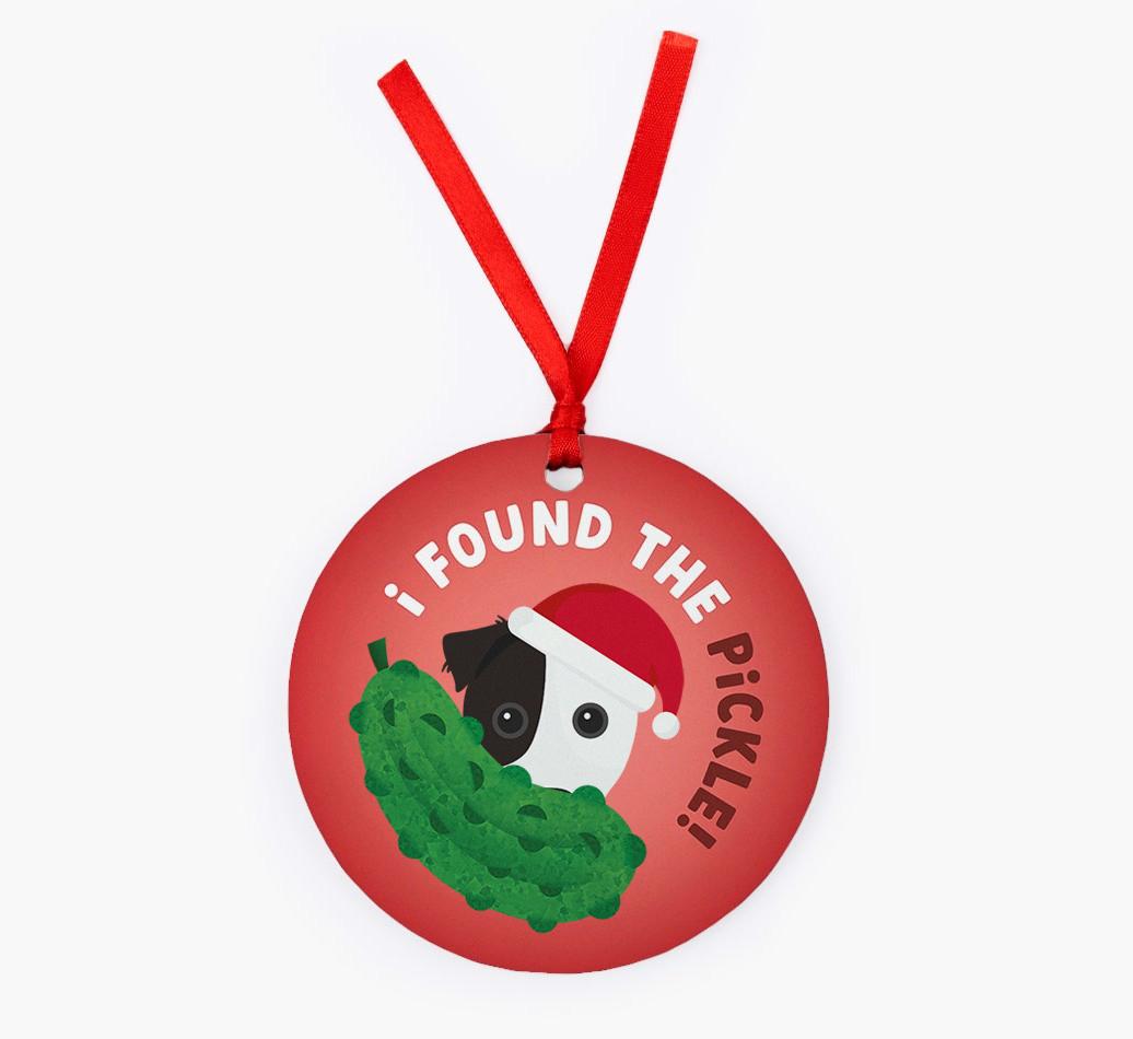 Christmas Pickle: Personalized {breedFullName} Christmas Decoration