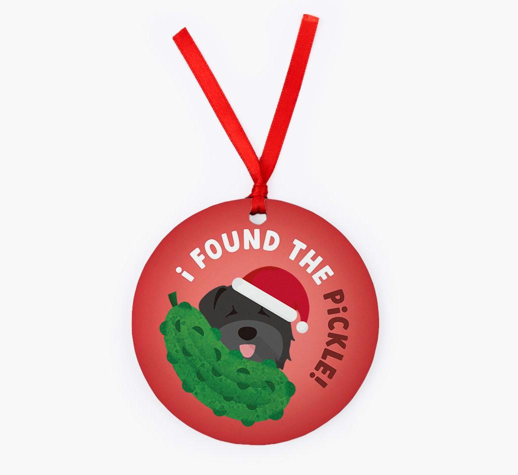 Christmas Pickle: Personalized {breedFullName} Christmas Decoration