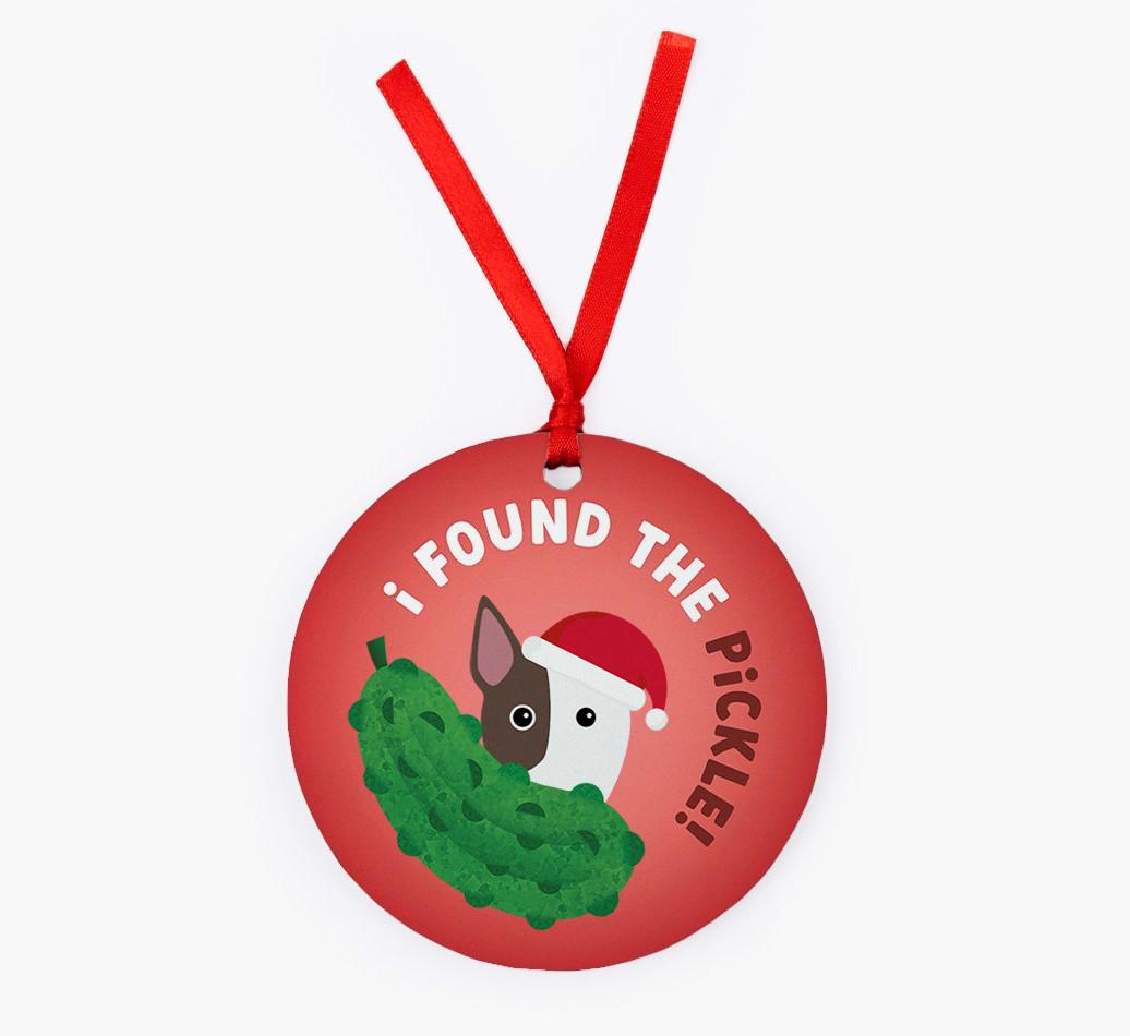 Christmas Pickle: Personalized {breedFullName} Christmas Decoration