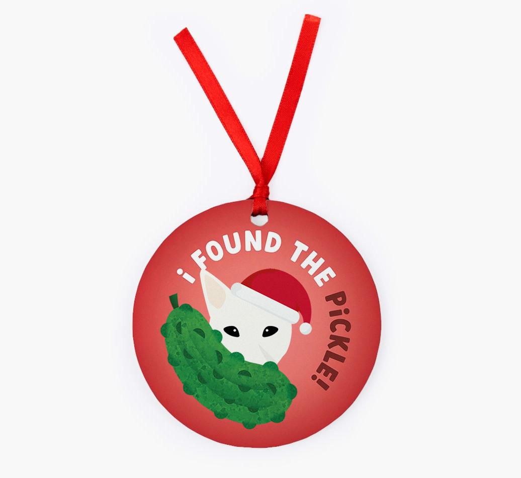 Christmas Pickle: Personalized {breedFullName} Christmas Decoration