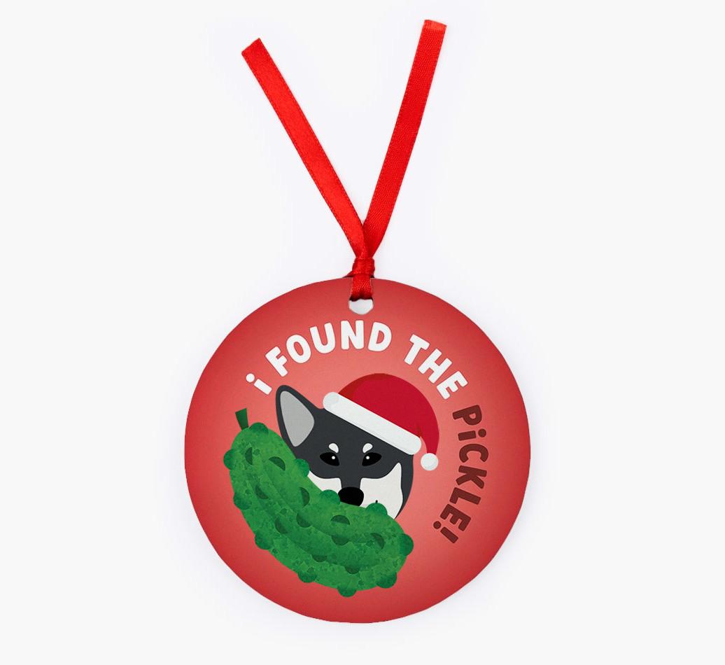 Christmas Pickle: Personalized {breedFullName} Christmas Decoration