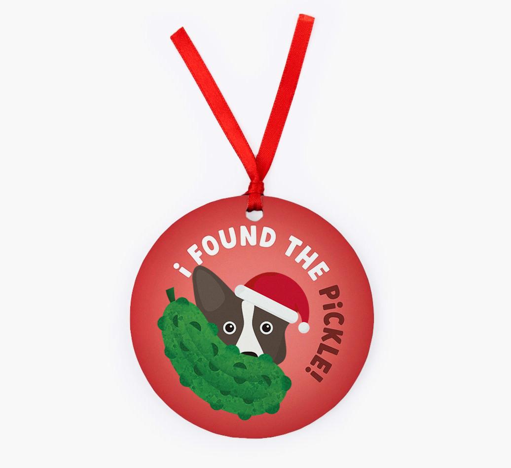 Christmas Pickle: Personalized {breedFullName} Christmas Decoration