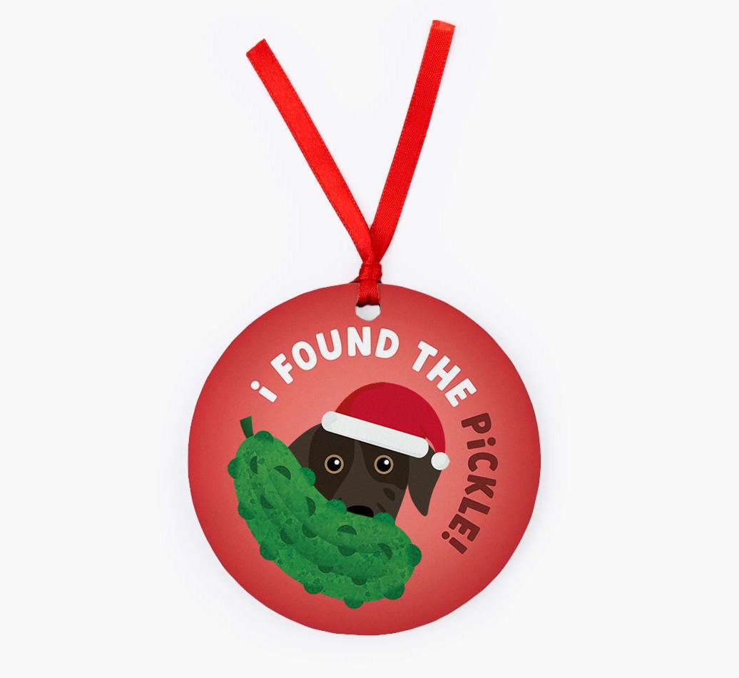 Christmas Pickle: Personalized {breedFullName} Christmas Decoration