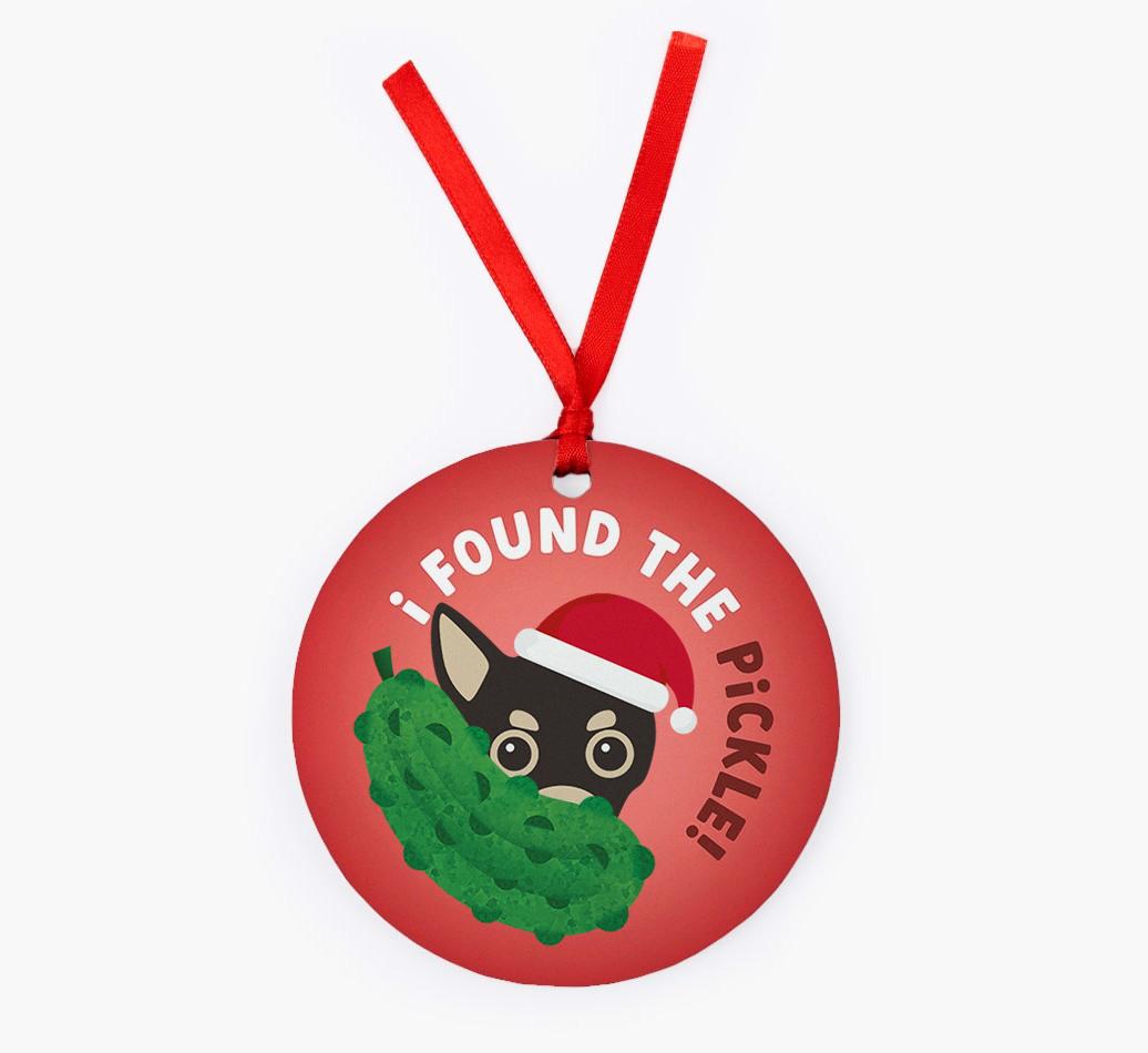 Christmas Pickle: Personalized {breedFullName} Christmas Decoration