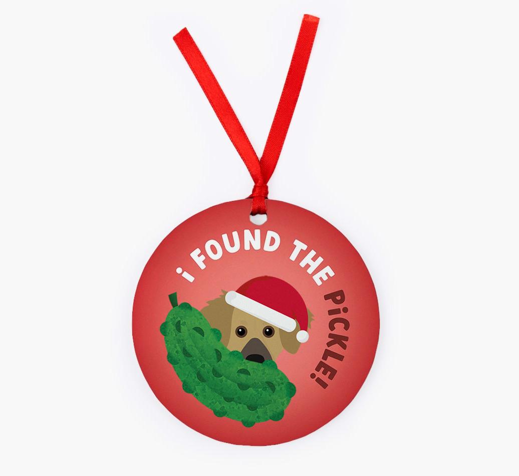 Christmas Pickle: Personalized {breedFullName} Christmas Decoration