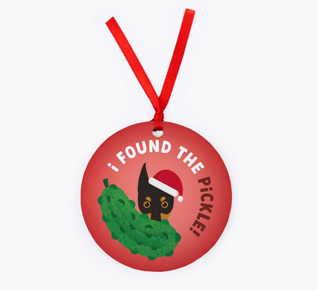 Christmas Pickle: Personalized {breedFullName} Christmas Decoration