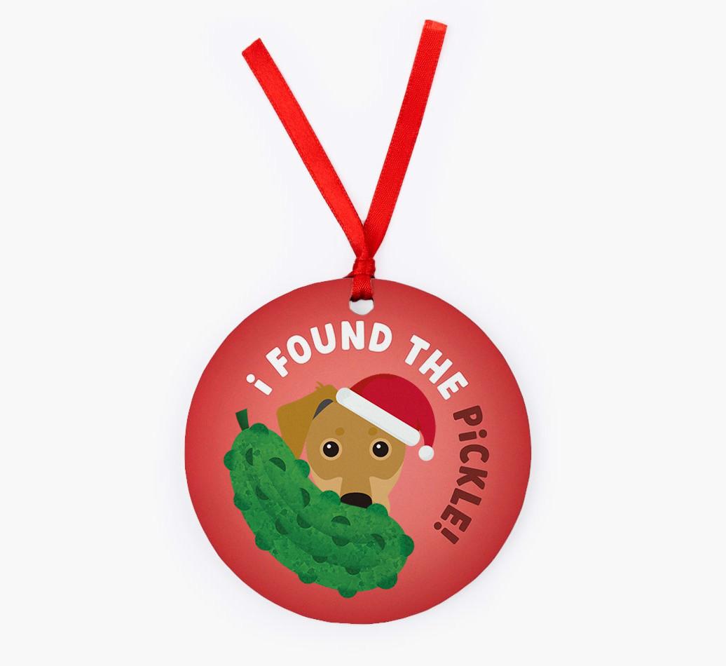Christmas Pickle: Personalized {breedFullName} Christmas Decoration