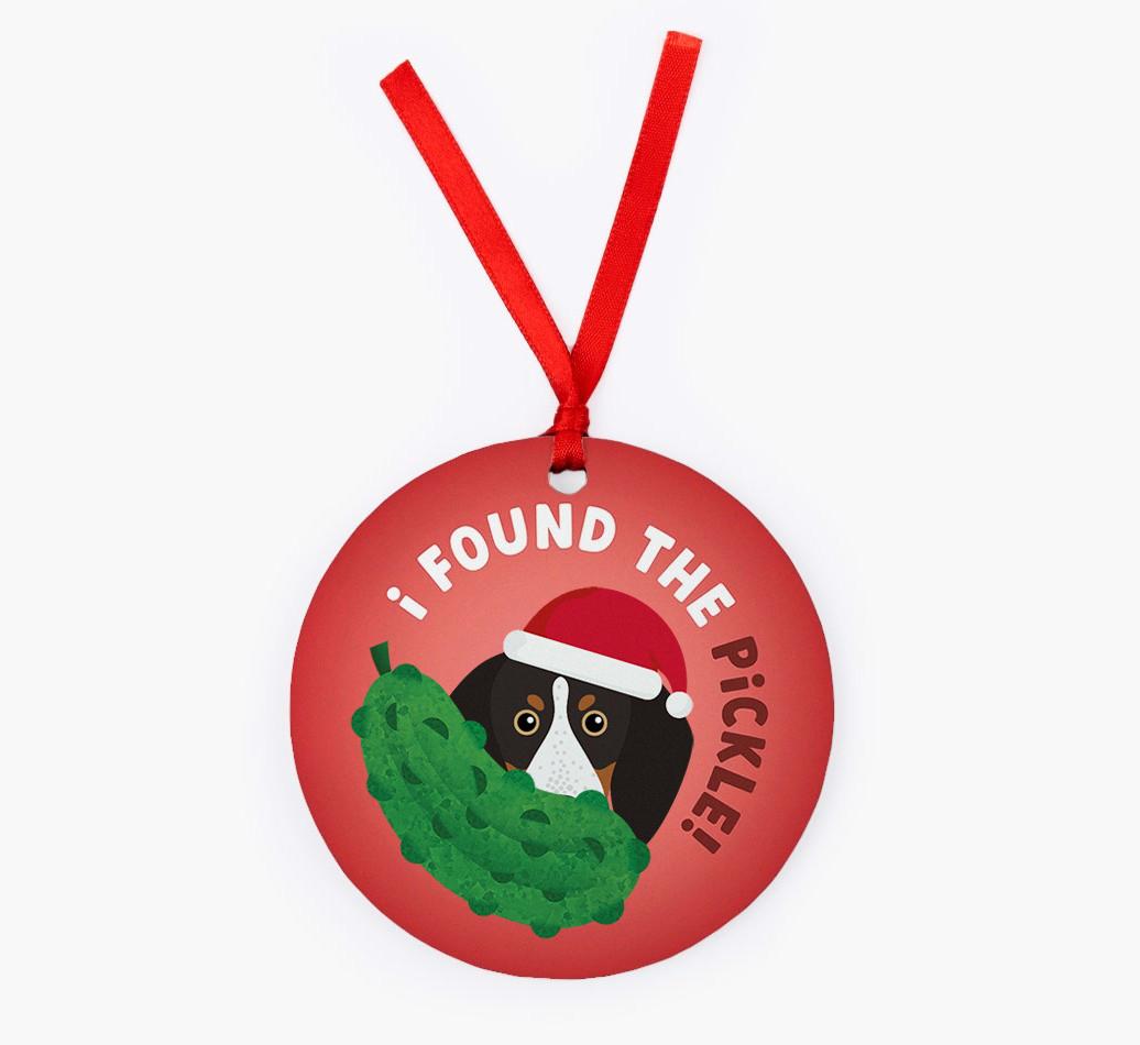 Christmas Pickle: Personalized {breedFullName} Christmas Decoration