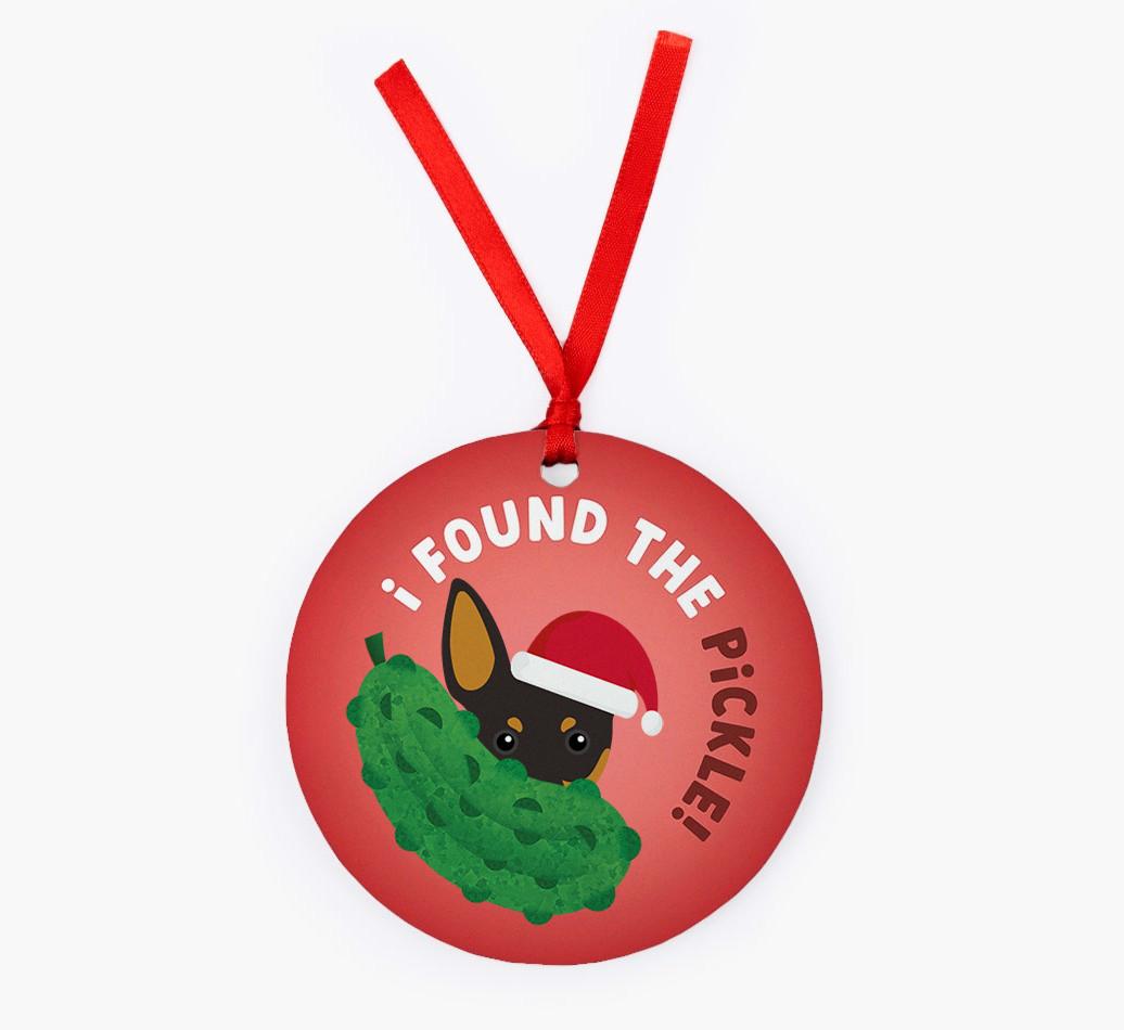Christmas Pickle: Personalized {breedFullName} Christmas Decoration