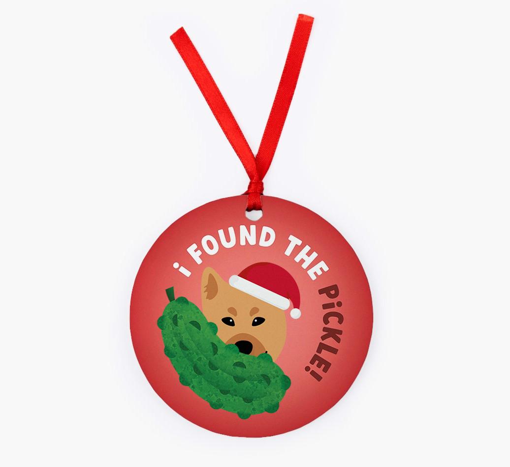 Christmas Pickle: Personalized {breedFullName} Christmas Decoration