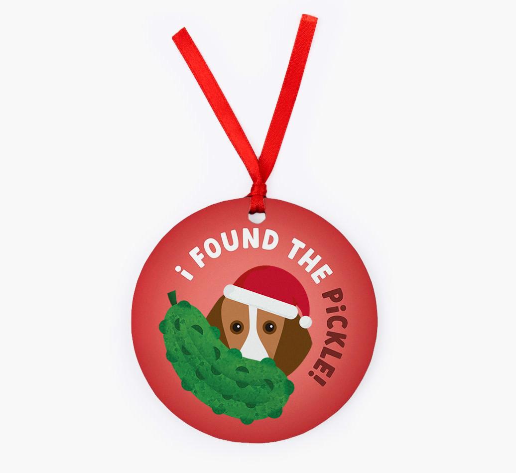 Christmas Pickle: Personalized {breedFullName} Christmas Decoration