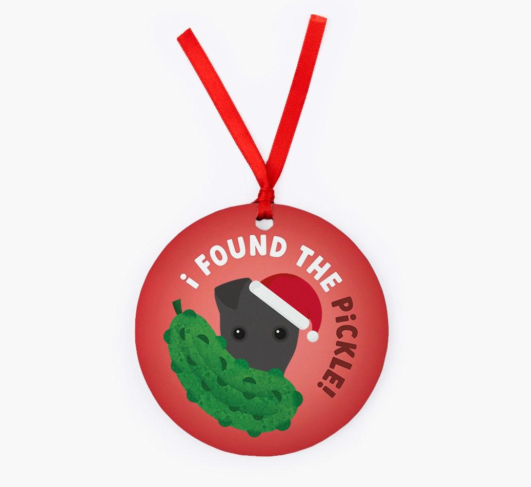 Christmas Pickle: Personalized {breedFullName} Christmas Decoration