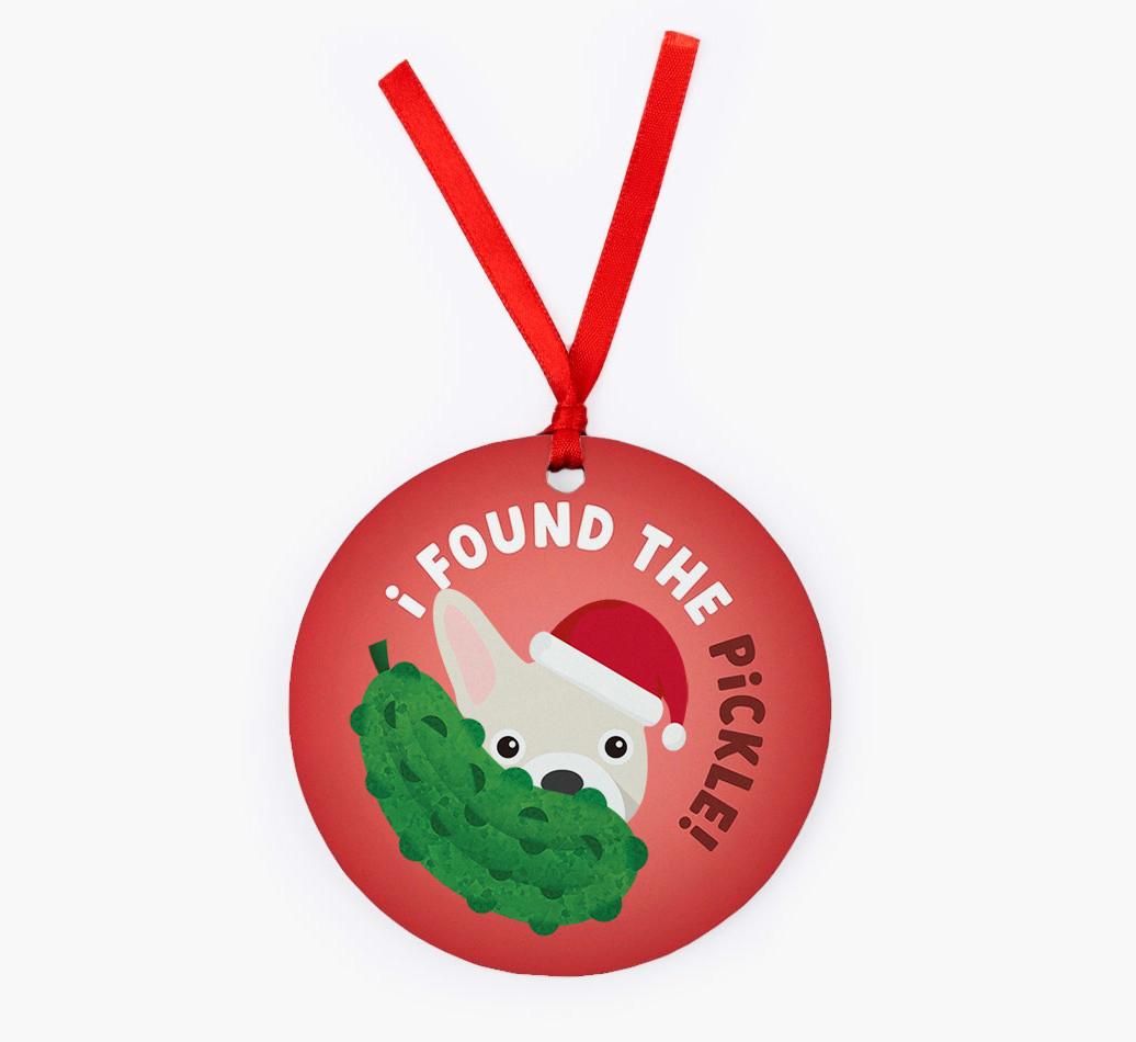 Christmas Pickle: Personalized {breedFullName} Christmas Decoration