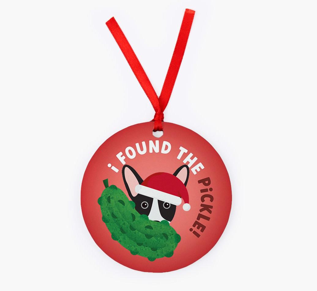 Christmas Pickle: Personalized {breedFullName} Christmas Decoration