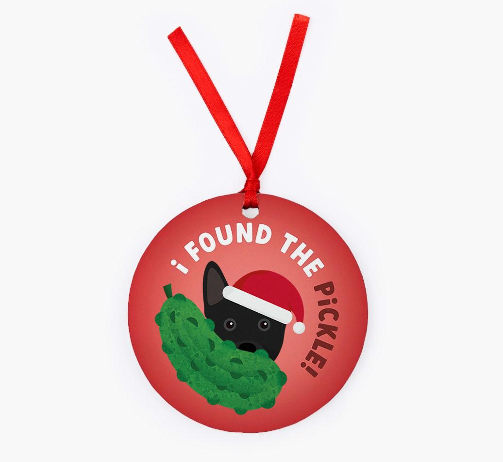 Christmas Pickle: Personalized {breedFullName} Christmas Decoration