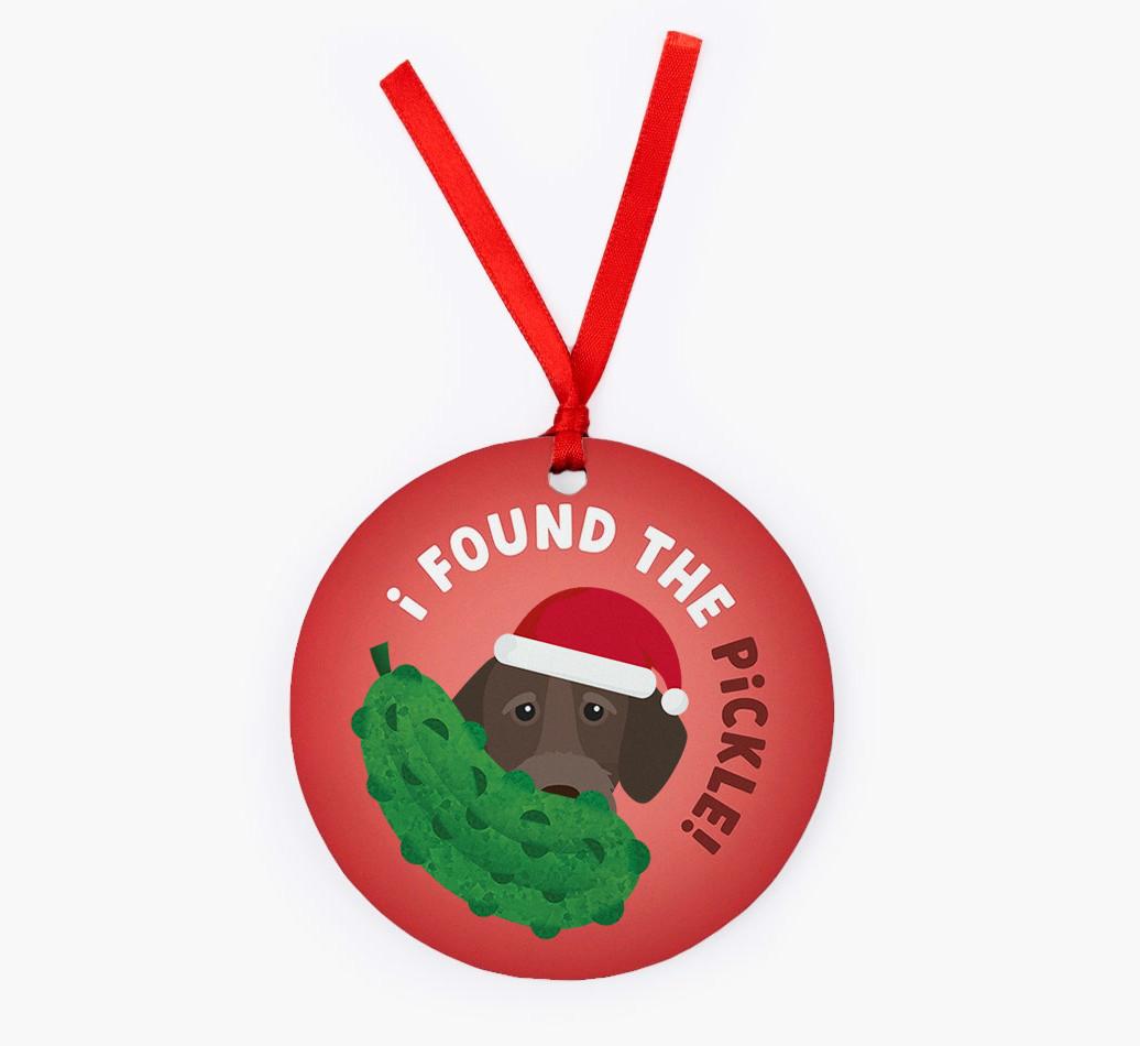 Christmas Pickle: Personalized {breedFullName} Christmas Decoration