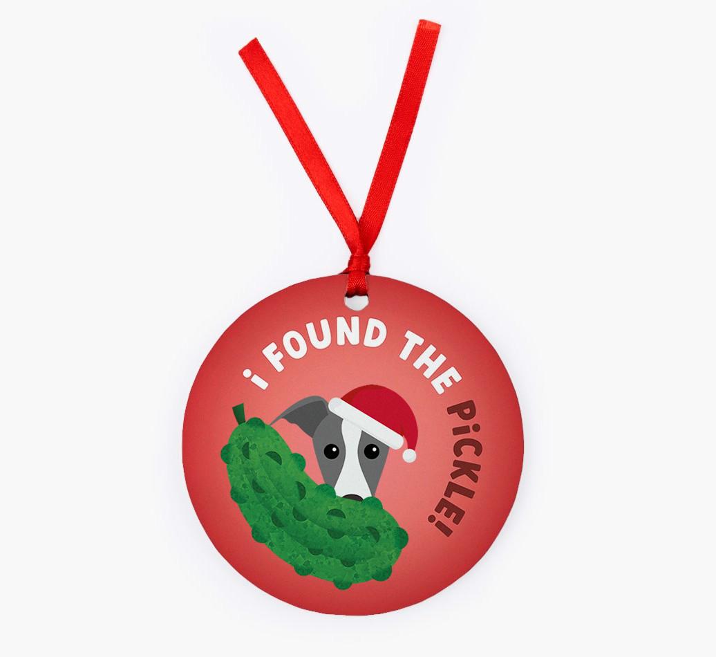 Christmas Pickle: Personalized {breedFullName} Christmas Decoration