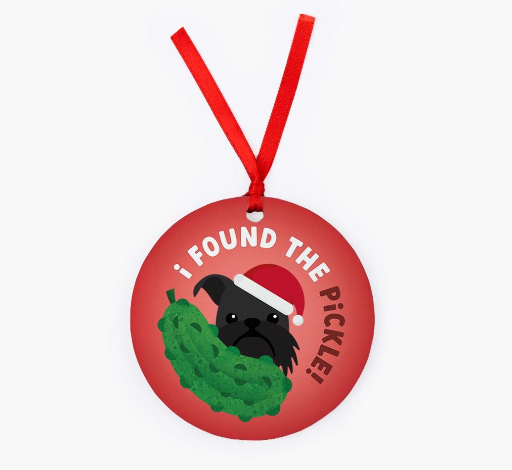 Christmas Pickle: Personalized {breedFullName} Christmas Decoration