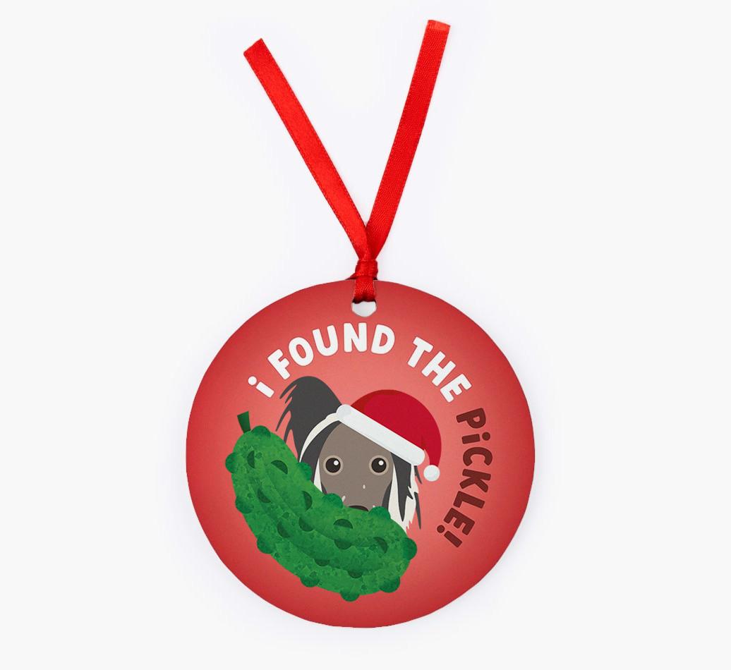 Christmas Pickle: Personalized {breedFullName} Christmas Decoration