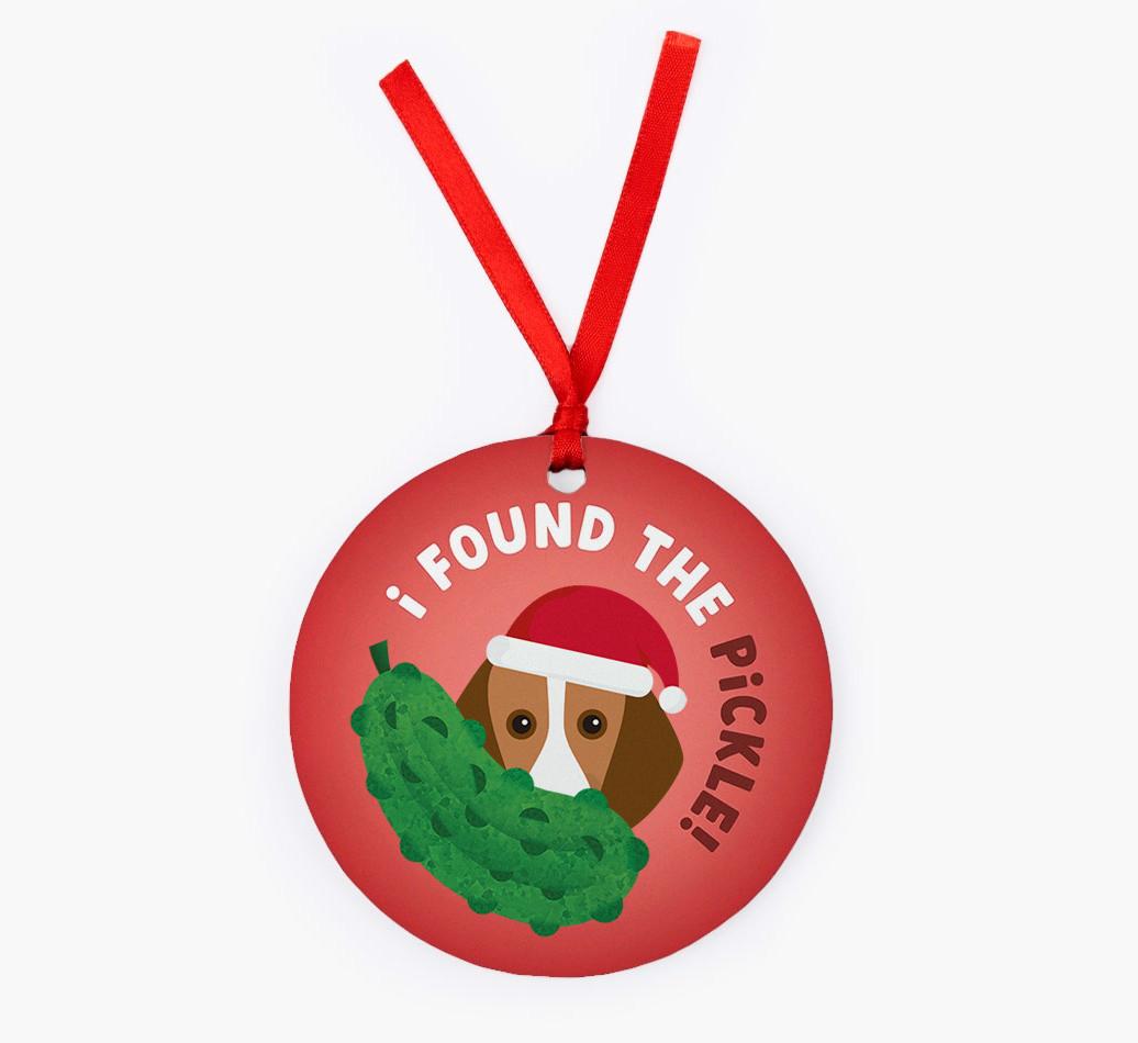 Christmas Pickle: Personalized {breedFullName} Christmas Decoration